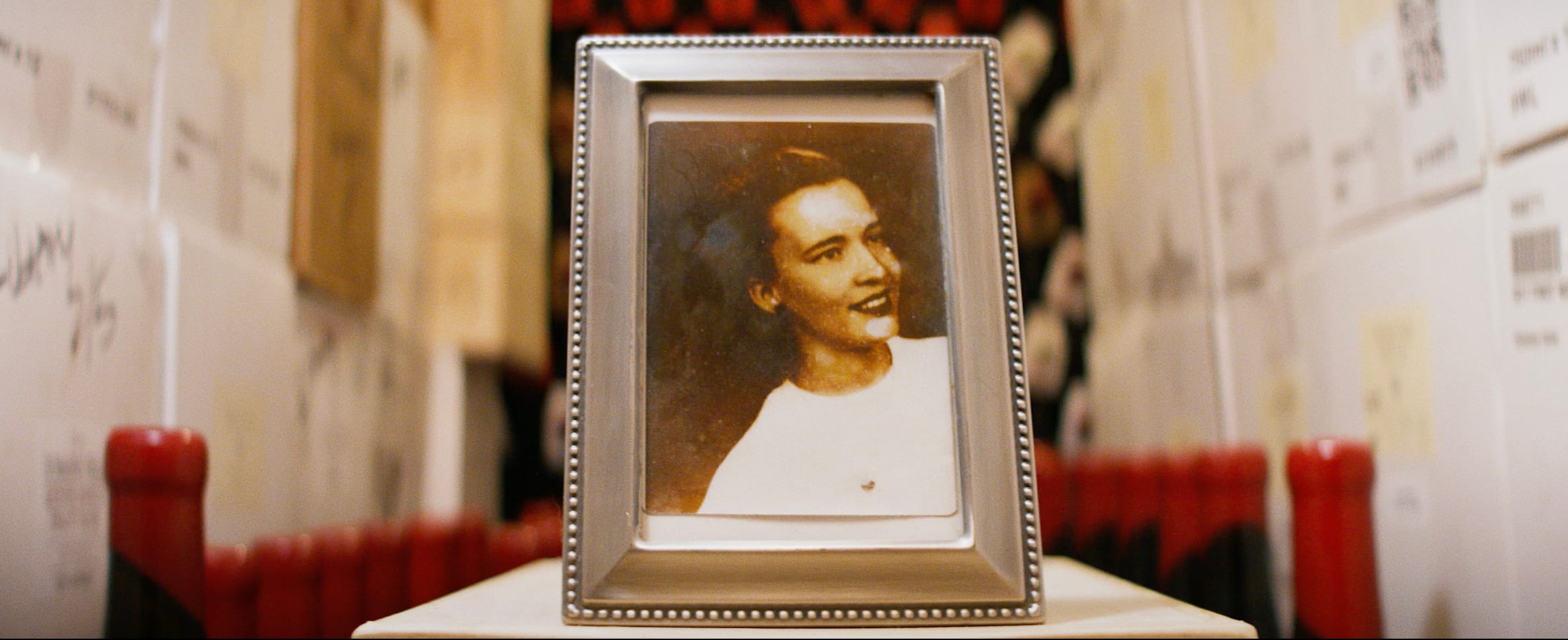 Historical portrait in an elegant silver frame